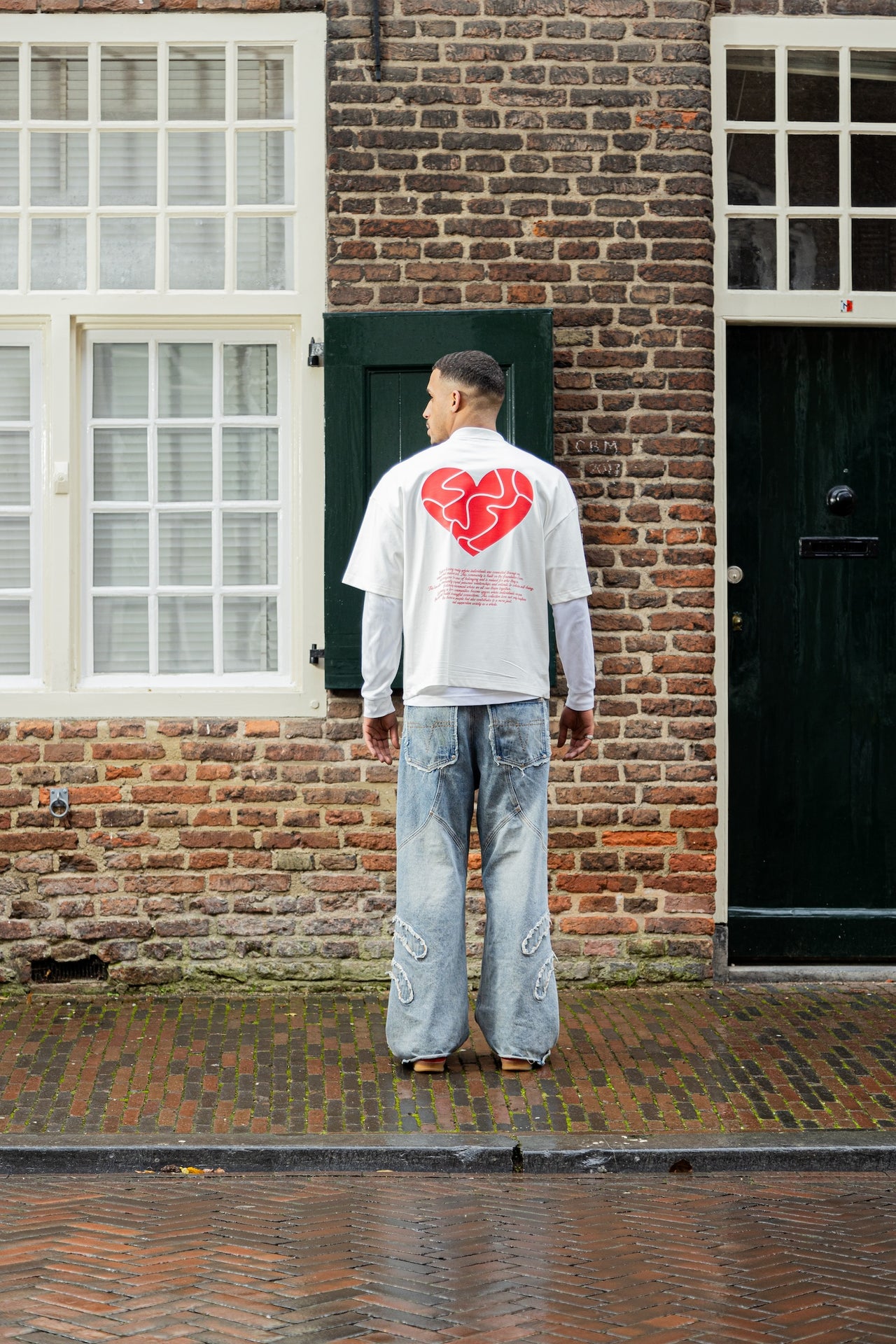 LOVE AT FIRST SIGHT TEE - OFF WHITE