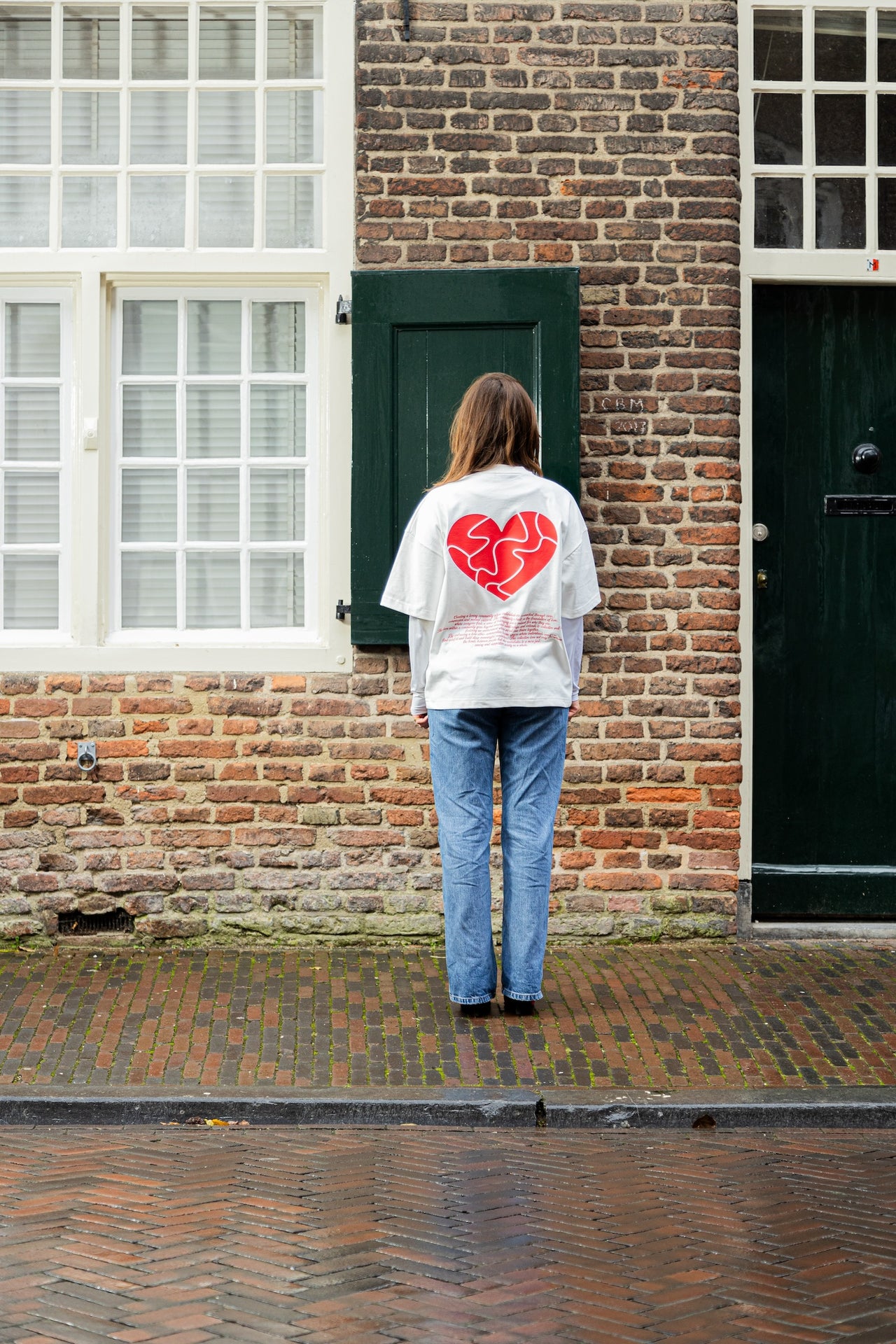 LOVE AT FIRST SIGHT TEE - OFF WHITE